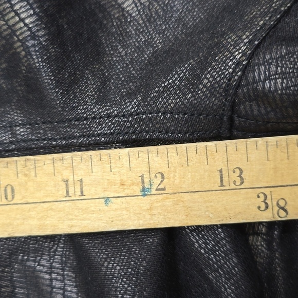 CHIC DENIM Metallic Brown Jeans Women's 18 Short Skylar High Rise Skinny - Picture 6 of 8